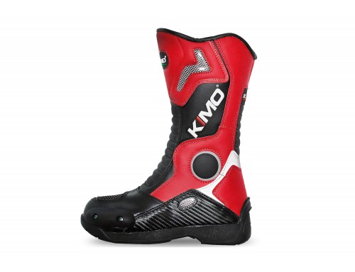 Kimo Junior Motocross Boots - Red