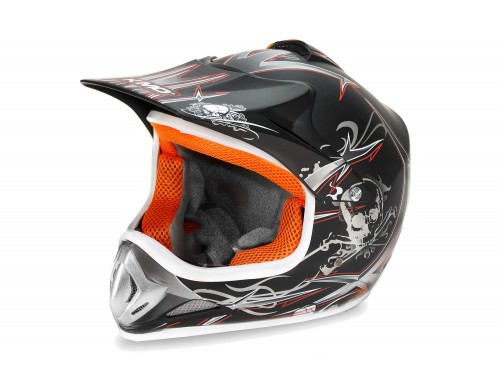 Kimo - motocross helmet for children and teenagers - Black