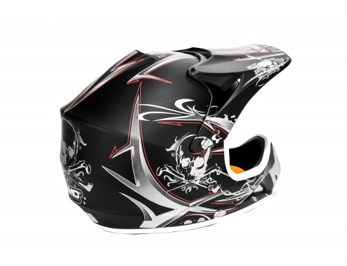 Kimo - motocross helmet for children and teenagers - Black