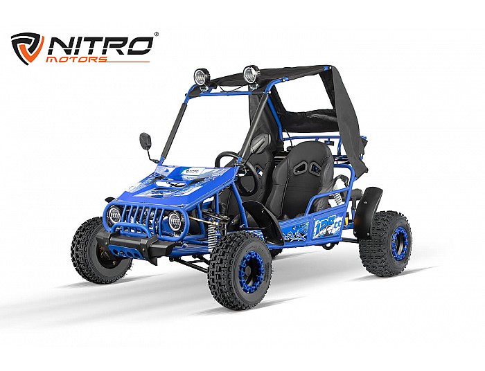125cc Kids Midi XL Size HUNT RG8-3G Buggy with Semi-Automatic Gerabox and Reverse Gear from Nitro Motors
