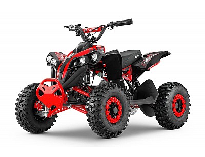 Red Junior Electric Quad Bike Avenger 1200W 48V Kids Electric Quad