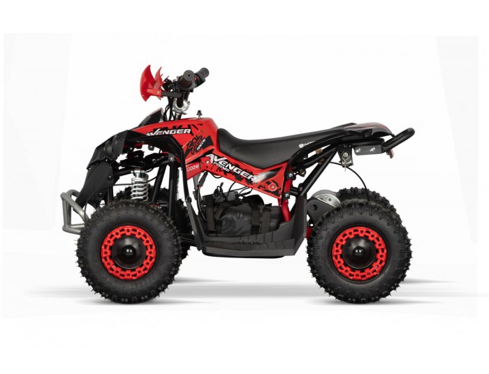 Avenger Deluxe 1000W 36V Elektriska 4-hjuling Quad for Barn