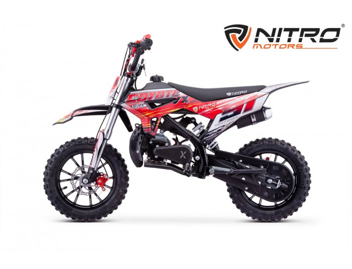 Coyote VX 50cc Mini Dirt Bike for Barn med hydrauliska stötdämpare