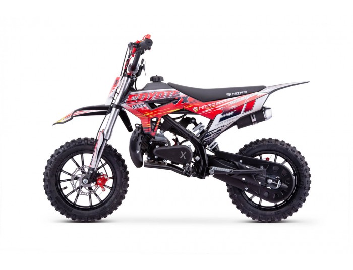 Coyote VX 50cc Mini Dirt Bike for Barn med hydrauliska stötdämpare