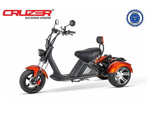 CRUZER TRIKE Vi2 EEC 3000W 60V Lithium-Ion Scooter électrique