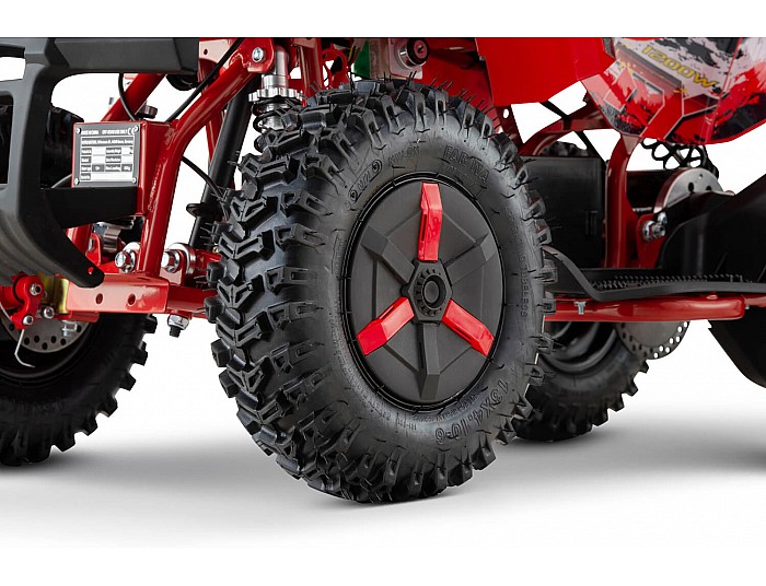 Dusty Sport 1000W 36V ELEKTRISKA 4-HJULING - QUAD FOR BARN på Terrängdäck
