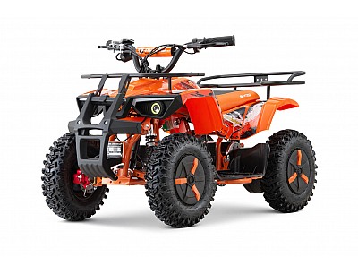 Beeper MINIQuad 1 – Quad électrique Enfant 1 KW Max, 36V 12Ah, Rouge, 3 Vitesses Jusqu'à 20 Km/h, Autonomie 20 Km