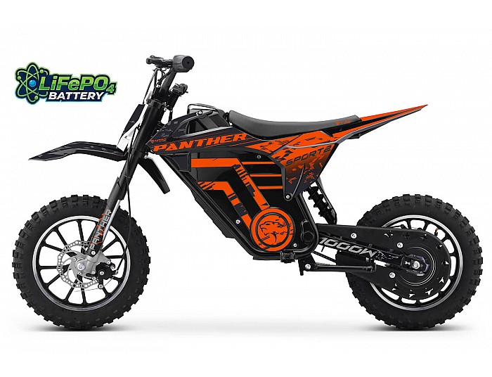 Panther 1000W 36V Electric Dirt Bike with 15Ah LiFePO₄ Battery and Brushless Motor