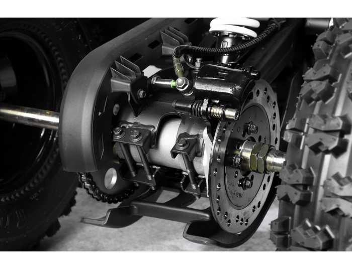 Quablo Turbo RS8-A Petrol Midi Quad Bike Automatic + Reverse , 4 Stroke Engine, Electric Start, Nitro Motors