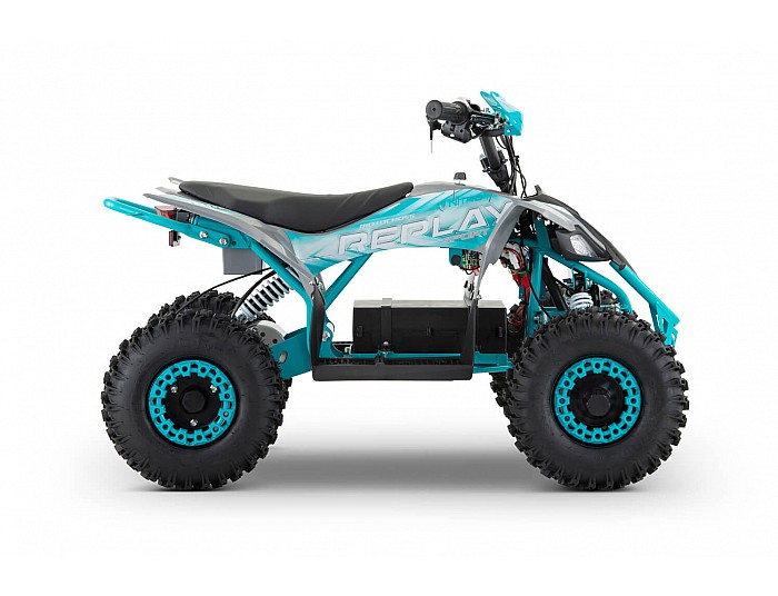 Replay 1200W 48V Elektriska 4-hjuling Quad for Barn på Terrängdäck
