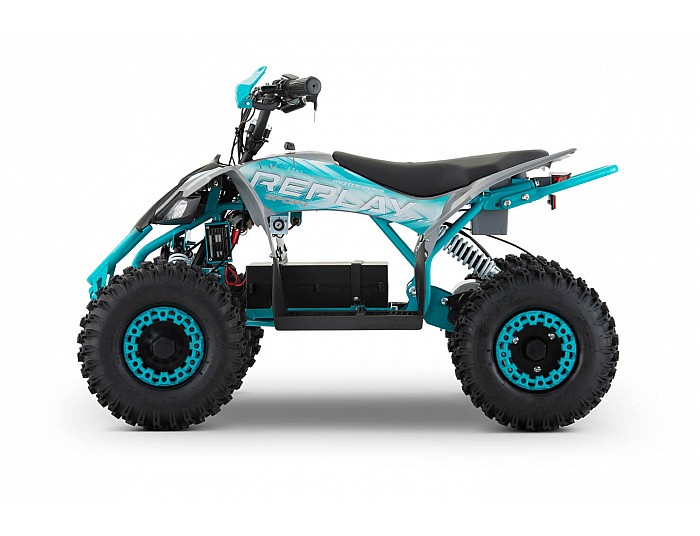 Replay 1200W 48V Elektriska 4-hjuling Quad for Barn på Terrängdäck
