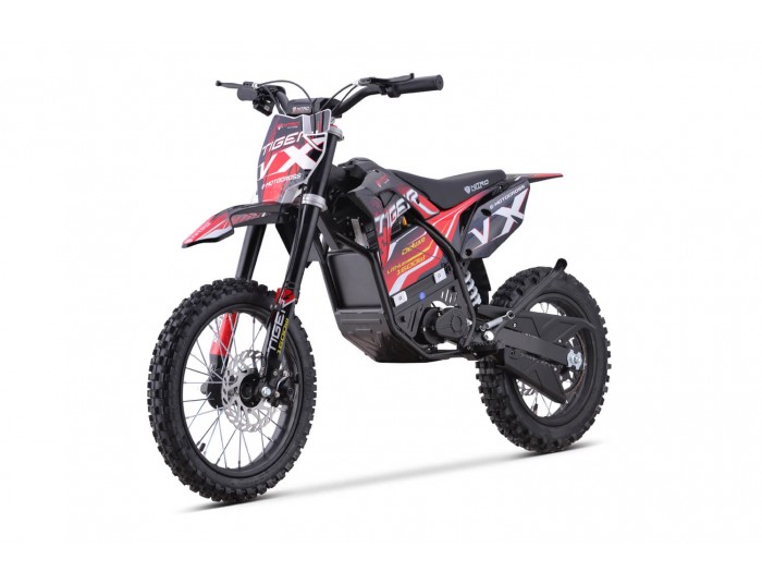 Tiger VX 1600W 48V Elektriska Dirt Bike 48V 13Ah Litiumjon neodymmagnetmotor 14/12