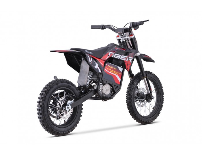 Tiger VX 1600W 48V Elektriska Dirt Bike 48V 13Ah Litiumjon neodymmagnetmotor 14/12