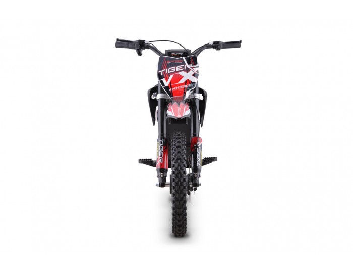 Tiger VX 1600W 48V Elektriska Dirt Bike 48V 13Ah Litiumjon neodymmagnetmotor 14/12