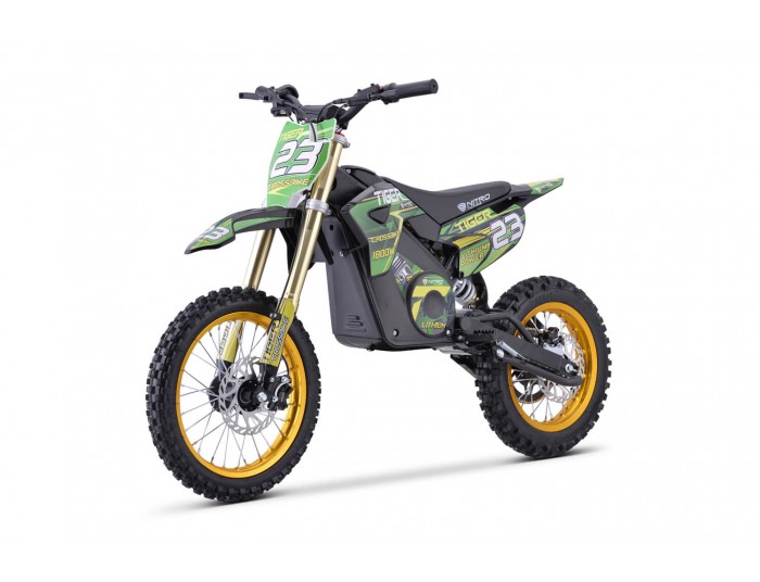 Tiger 1800W 48V Elektro Cross Bike Kinder Motorrad Neodym-Magnetmotor Lithium-Ionen 14/12