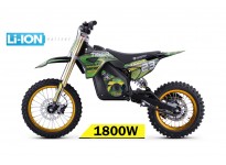 Tiger 1800W 48V Elektro Cross Bike Kinder Motorrad Neodym-Magnetmotor Lithium-Ionen 14/12