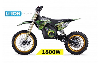 Tiger 1800W 48V LI-ION Electric Dirt Bike Kids Motorbike 14/12