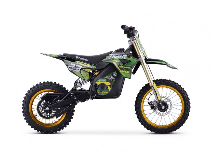 Tiger 1800W 48V Elektro Cross Bike Kinder Motorrad Neodym-Magnetmotor Lithium-Ionen 14/12