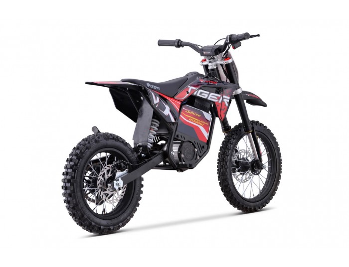 Tiger VX 2000W 60V LI-ION Mini Moto Électrique Cross Enfant moteur à aimant néodyme Lithium-Ion 48V 13Ah 14/12
