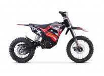 Tiger VX 2000W 60V LI-ION Mini Moto Électrique Cross Enfant moteur à aimant néodyme Lithium-Ion 48V 13Ah 14/12