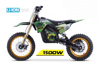 Tiger 1500W 48V LI-ION Electric Dirt Bike Kids Motorbike 14/12