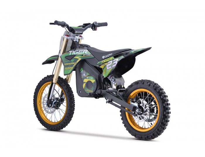 Tiger 1500W 48V Elektro Cross Bike Kinder Motorrad Neodym-Magnetmotor Lithium-Ionen 14/12