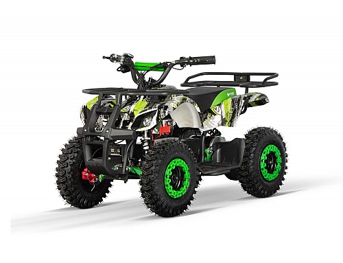 Torino 1000W 36V Electric Quad Bike on L Profile Tyres Graffiti Colors