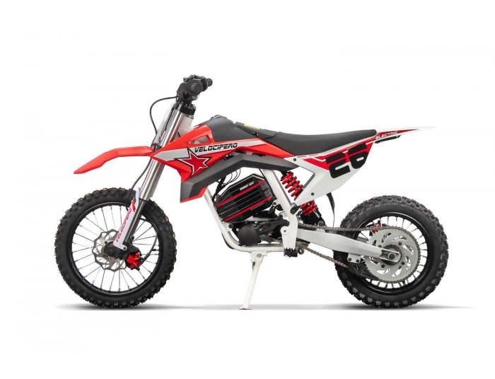 Velocifero 1000W 60V Elektro Cross Bike Kinder Motorrad Neodym-Magnetmotor Lithium-Ionen 14/12