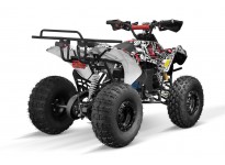 Warrior 1000W 48V XXL Elektriska 4-hjuling Quad for Barn Färger Graffiti