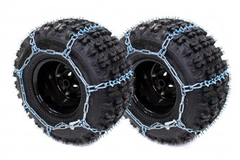 8" snow chains with spikes