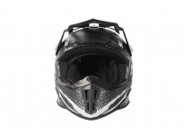 Kimo Bro V2 - motocross helmet for children and teenagers - Black