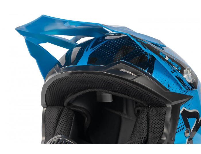 Kimo Bro V2 - Motocross-Helm für Kinder und Jugendliche - Blau