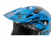 Kimo Bro V2 - Motocross-Helm für Kinder und Jugendliche - Blau