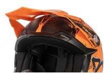 Kimo Bro V2 - motocross helmet for children and teenagers - Orange