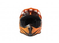 Kimo Bro V2 - motocross helmet for children and teenagers - Orange