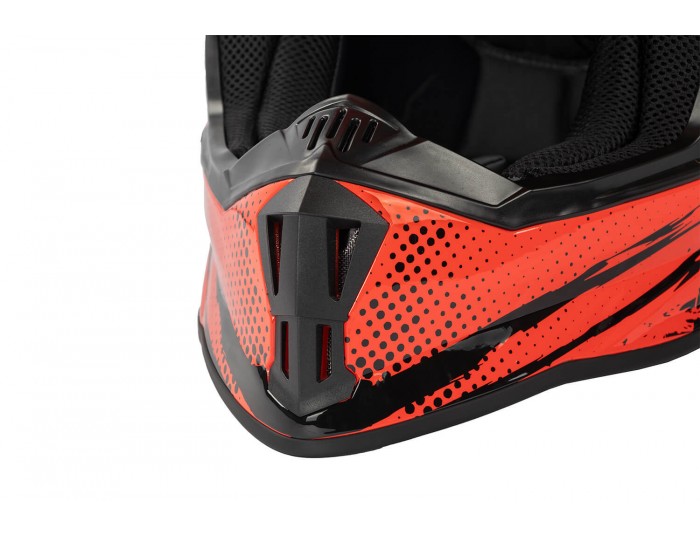 Kimo Bro V2 - Motocross-Helm für Kinder und Jugendliche - rot
