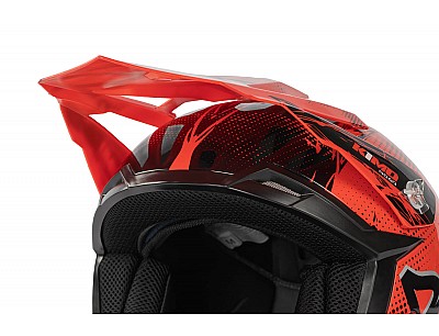 Kinderhelm Mit Kinnschutz KIMO BRO Kinder Motocross Helm Orange - CE EN 1078 Zertifiziert Mit Belüftung Für Quad & Dirtbike CE EN 1078 Crosshelm