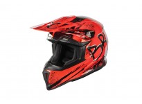 Kimo Bro V2 - Motocross-Helm für Kinder und Jugendliche - rot