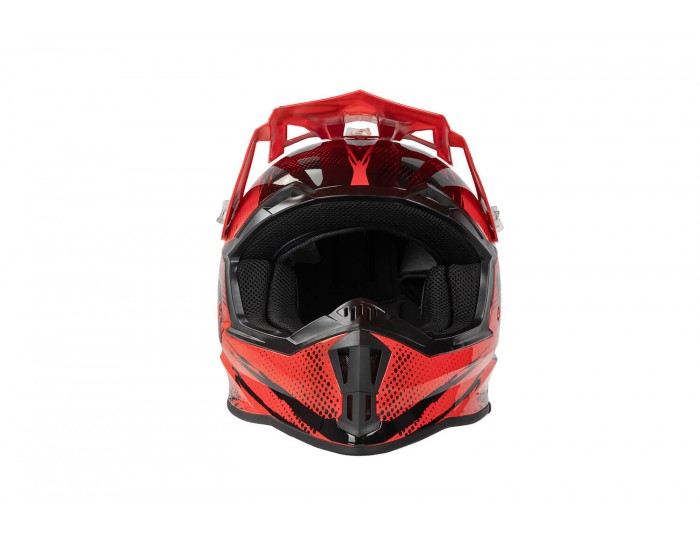 Kimo Bro V2 - Motocross-Helm für Kinder und Jugendliche - rot