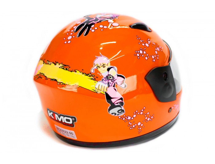 Kimo Junior Full Face Helmet - Orange