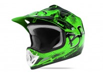 Kimo Bro - motocross helmet for children and teenagers - Green