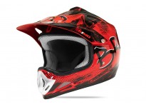 Kimo Bro - Motocross-Helm für Kinder und Jugendliche - rot
