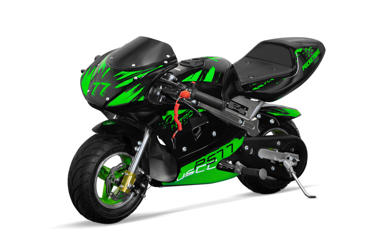 Infidelidad Convertir Extranjero Pocket Bikes 49cc : PS77 50cc Pocket Bike Mini Moto Racing ...
