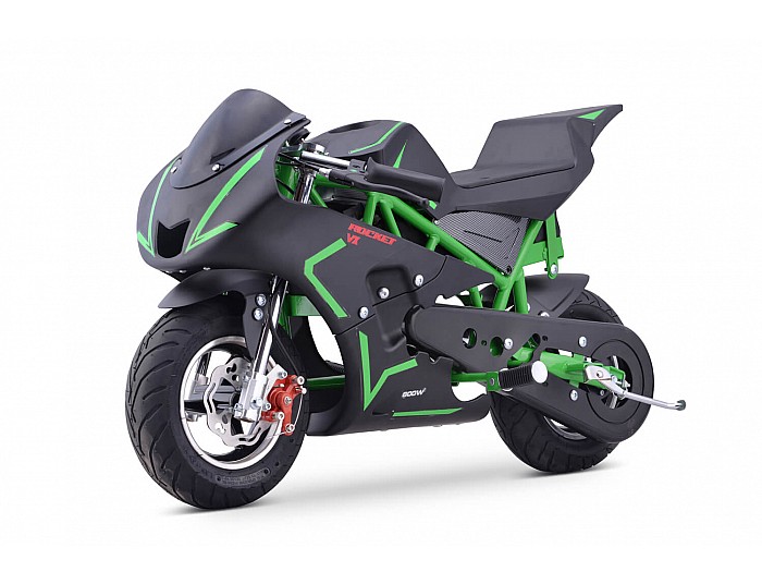 Rocket VX 500W 36V Elektryczny Pocket Bike Mini Ścigacz