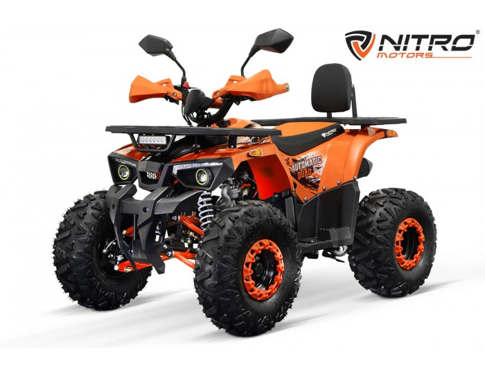 Stone Rider QS RS8-3G 125 4-Hjuling Halvautomatisk Quad For Barn, 4-taktsmotor, Elektrisk start, Nitro Motors
