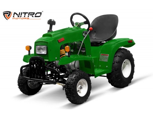 110cc Kids Mini Tractor with Trailer 3+1