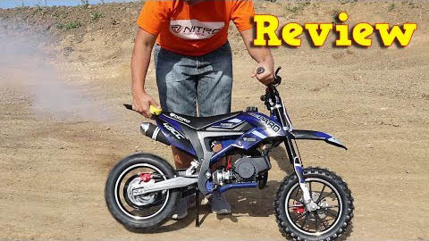 Revue vidéo sur Gepard Deluxe Tuning 50cc Mini Moto Cross Enfant