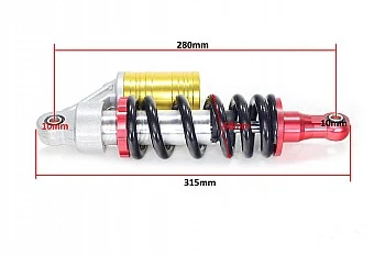 Rear shock absorber - Gas