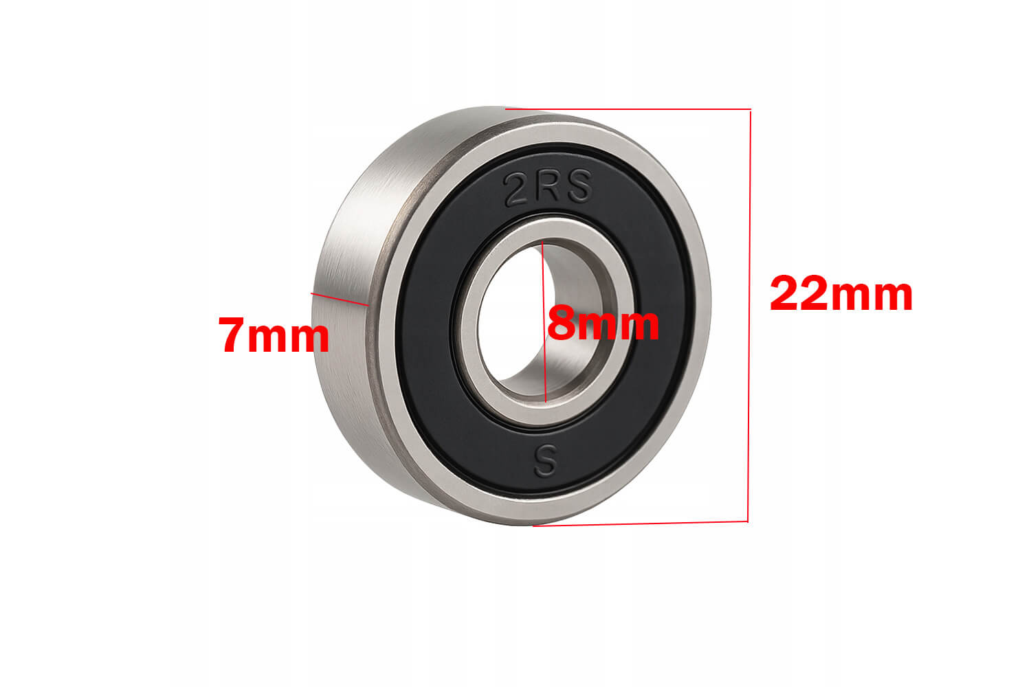 Bearing 608 2RS 8x22x7mm for Dirt Bike, Quad, Pocket Bike