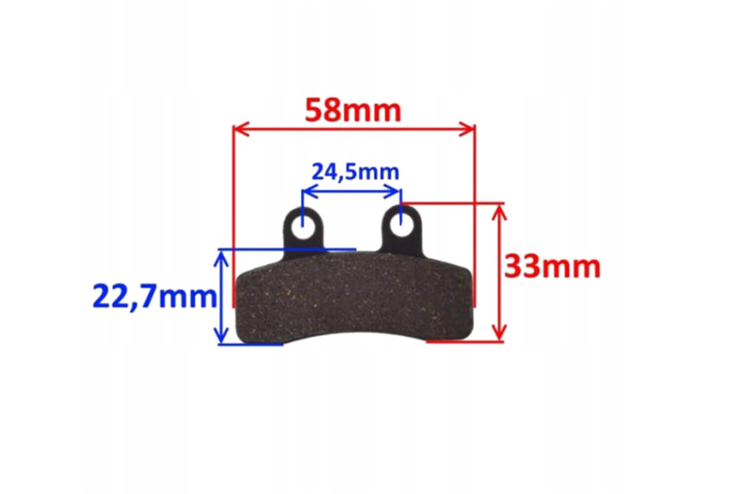 Bromspedaler för 110, 125 elektrisk quad, dirt bike